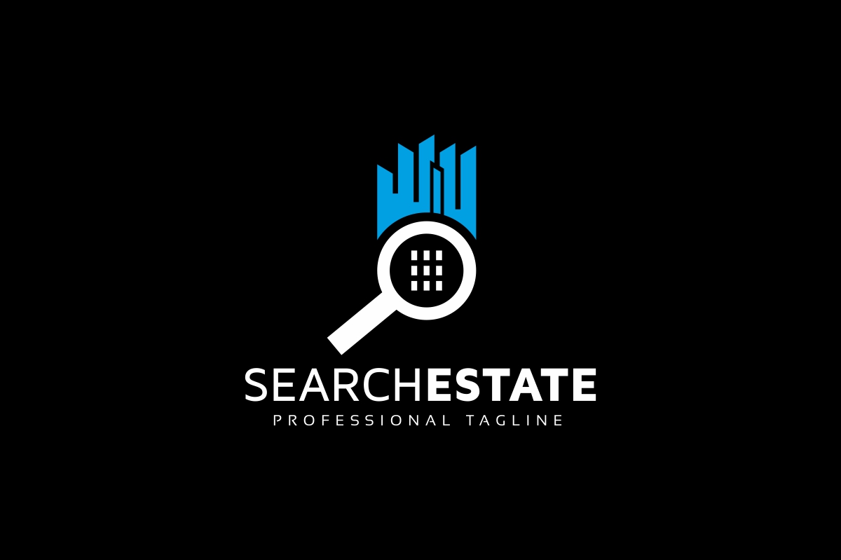 Download Шаблон логотипа "Search Estate Logo Template" / Search Estate Logo Template - Шаблон логотипа на тему графика acute apex architect architecture banking branding building constructions custom logo design develop development housing insurance leasing market marketing modern professional
