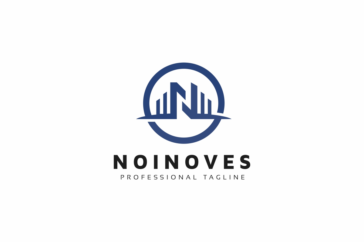 Download Шаблон логотипа "Noinoves N Letter Logo Template" / Noinoves N Letter Logo Template - Шаблон логотипа на тему графика app blue bold brand branding business clean corporate logo creative forum game letter logotype media modern n n professional simple