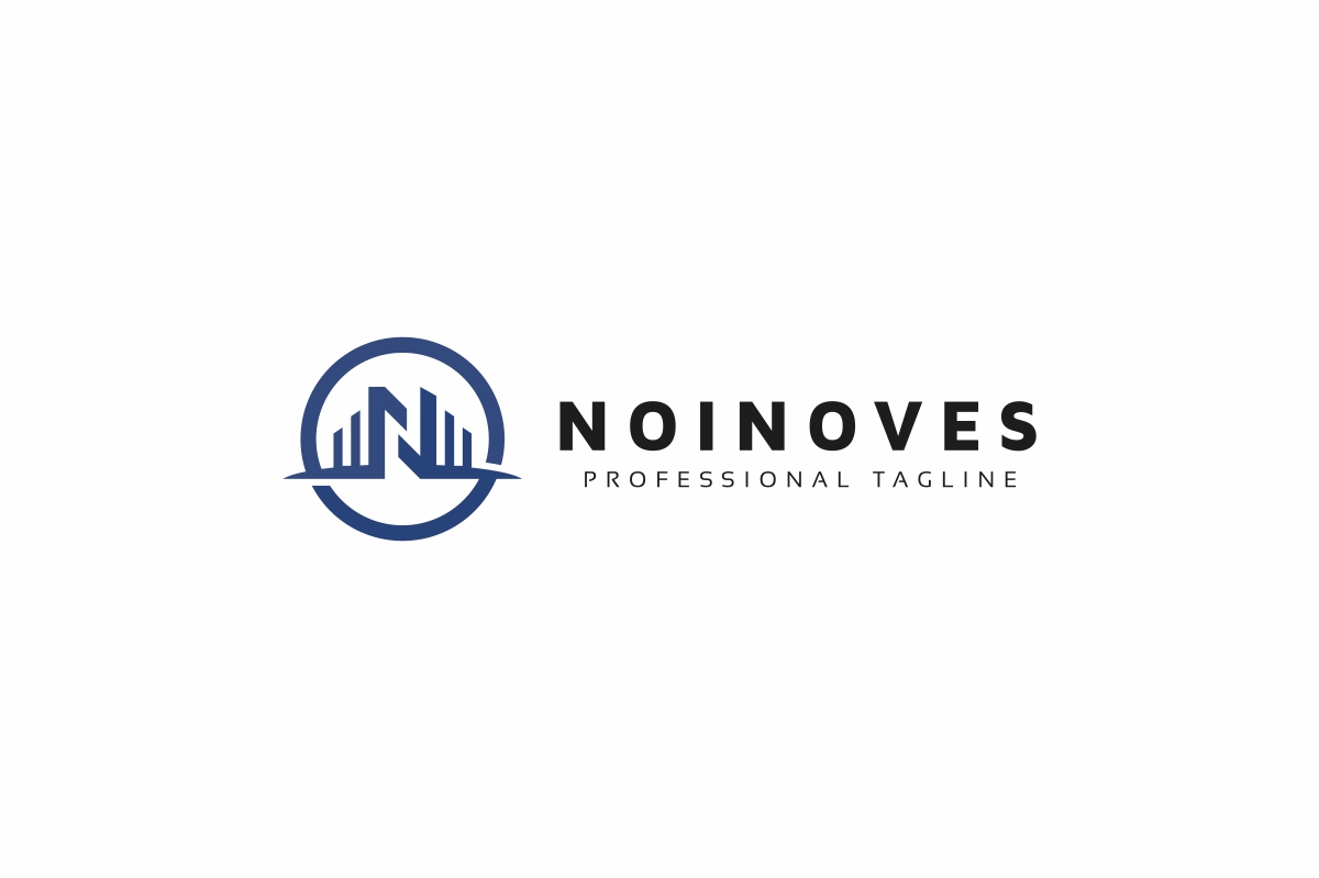 Download Шаблон логотипа "Noinoves N Letter Logo Template" / Noinoves N Letter Logo Template - Шаблон логотипа на тему графика app blue bold brand branding business clean corporate logo creative forum game letter logotype media modern n n professional simple