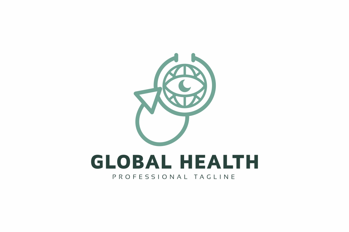 Download Шаблон логотипа "Global Health Logo Template" / Global Health Logo Template - Шаблон логотипа на тему графика ambulance building care clinic connected cross doctor doctors office earth emergency family globe group health healthcare healthy hospice hospital human