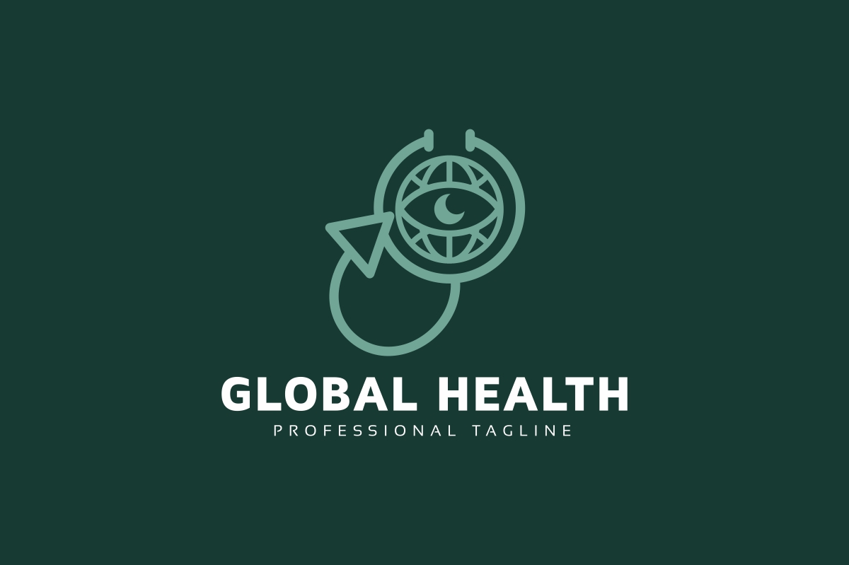 Download Шаблон логотипа "Global Health Logo Template" / Global Health Logo Template - Шаблон логотипа на тему графика ambulance building care clinic connected cross doctor doctors office earth emergency family globe group health healthcare healthy hospice hospital human