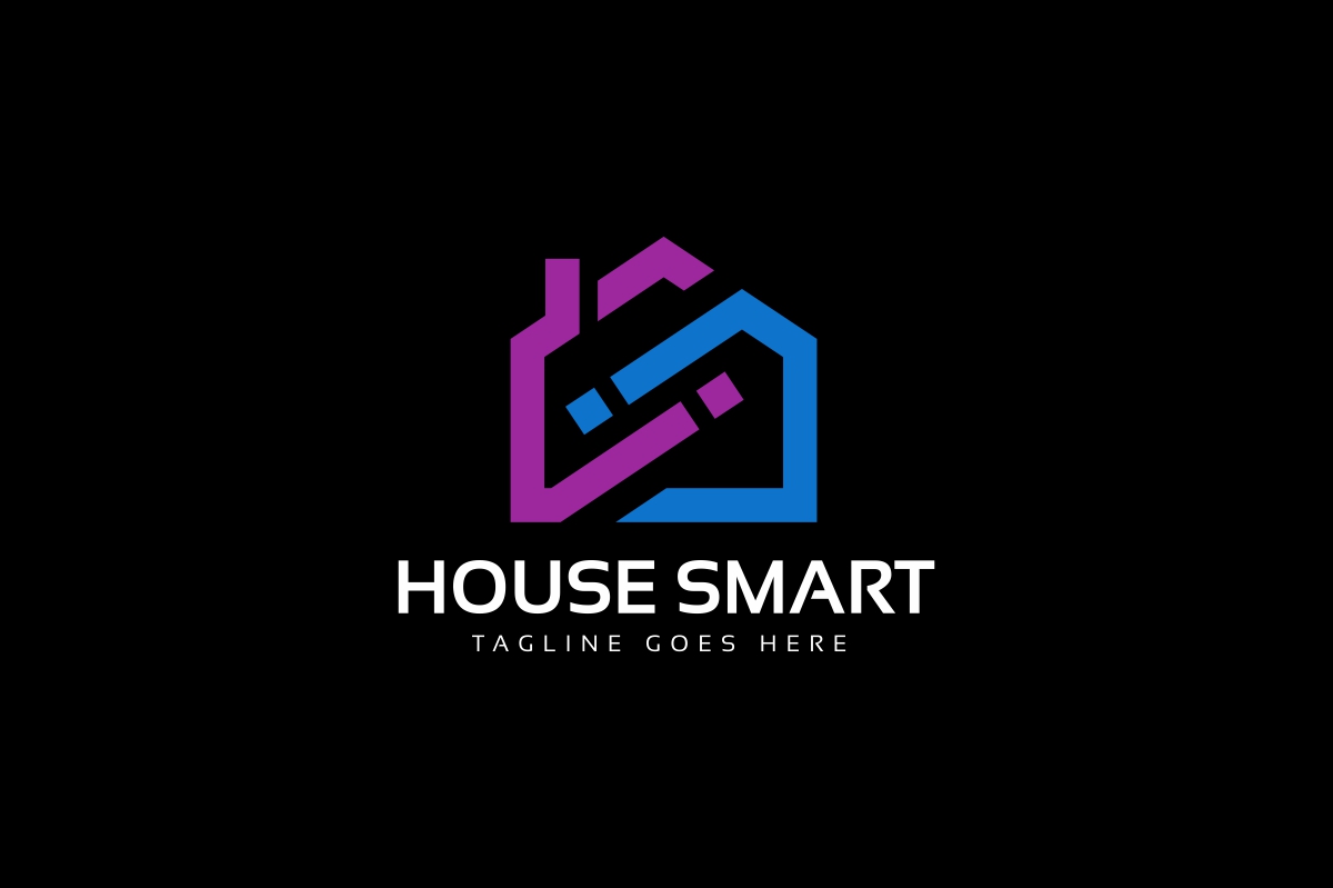 Download Шаблон логотипа "House Infinity Logo Template" / House Infinity Logo Template - Шаблон логотипа на тему графика abstract black blue buy combination endless estate green home house infinity logo loop plumber professional property psd real realtor rent
