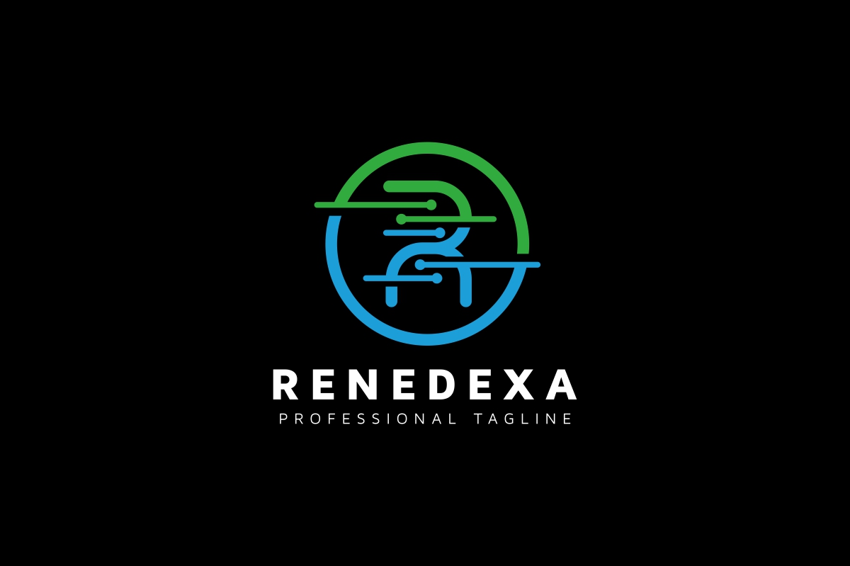 Download Шаблон логотипа "Circle R Letter Logo Template" / Circle R Letter Logo Template - Шаблон логотипа на тему графика alphabet auto automotive bike business car character characters circle letter logo market part parts r race racing rider rise rising