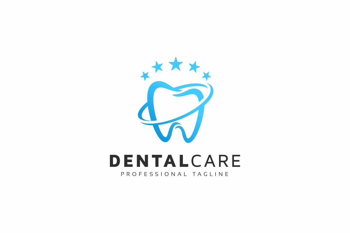 Download Шаблон логотипа "Dental Care Logo Template" / Dental Care Logo Template - Шаблон логотипа на тему графика beautiful classy dental logo practice dentist dentistry doctor flower flowers gums health hospital luxurious medical modern natural oral pearly plant
