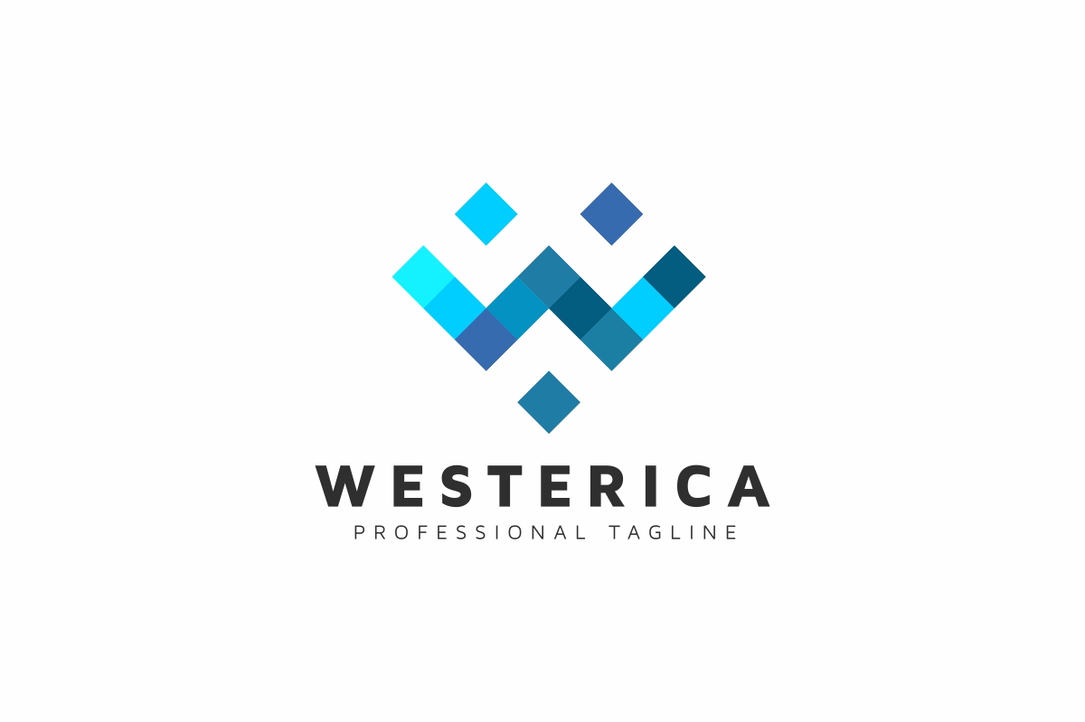 Download Шаблон логотипа "Westerica W Letter Logo Template" / Westerica W Letter Logo Template - Шаблон логотипа на тему графика app bold brand branding business clean colorful corporate logo creative forum letter logotype media modern professional simple software strong studio