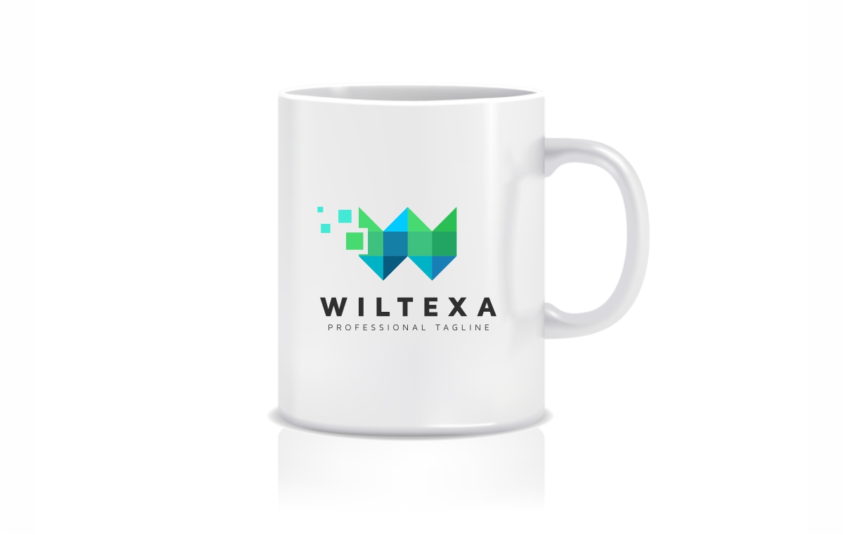 Download Шаблон логотипа "Wiltexa W Letter Logo Template" / Wiltexa W Letter Logo Template - Шаблон логотипа на тему графика agency art bold brand branding colorful colors creative developed identify letter w logo media modern smart objects software studio unique