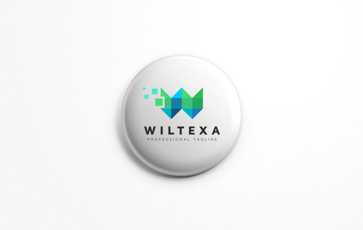 Download Шаблон логотипа "Wiltexa W Letter Logo Template" / Wiltexa W Letter Logo Template - Шаблон логотипа на тему графика agency art bold brand branding colorful colors creative developed identify letter w logo media modern smart objects software studio unique