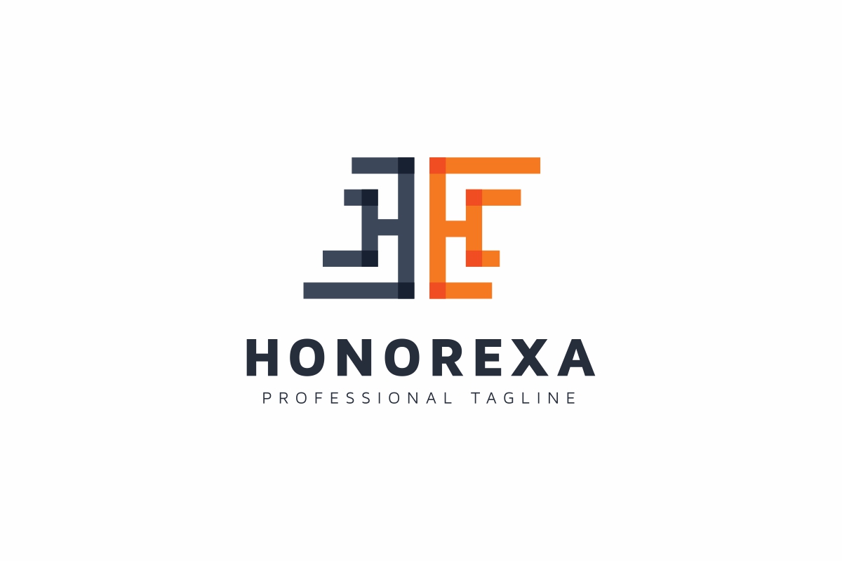 Download Шаблон логотипа "Honorexa H Letter Logo Template" / Honorexa H Letter Logo Template - Шаблон логотипа на тему графика bold business clean construction crisp h letter h logo hotel initial insurance iron logotype metal modern professional real estate rounded