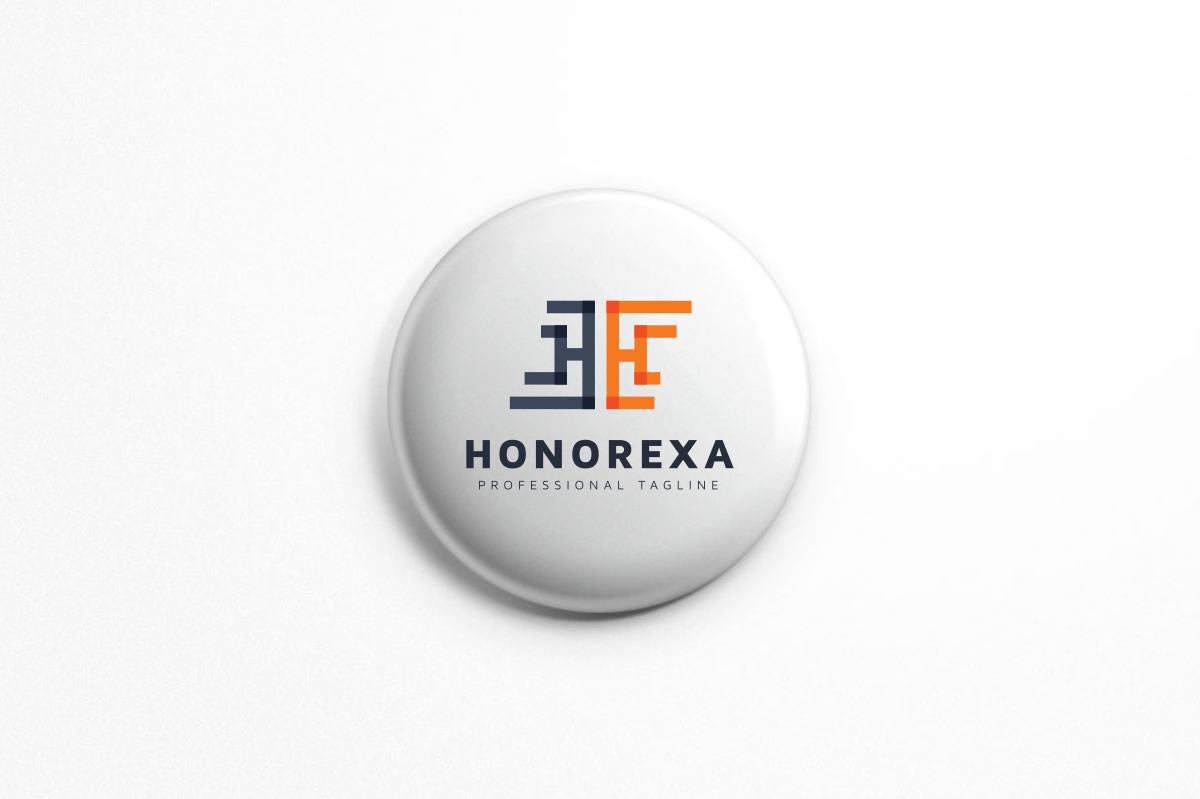 Download Шаблон логотипа "Honorexa H Letter Logo Template" / Honorexa H Letter Logo Template - Шаблон логотипа на тему графика bold business clean construction crisp h letter h logo hotel initial insurance iron logotype metal modern professional real estate rounded