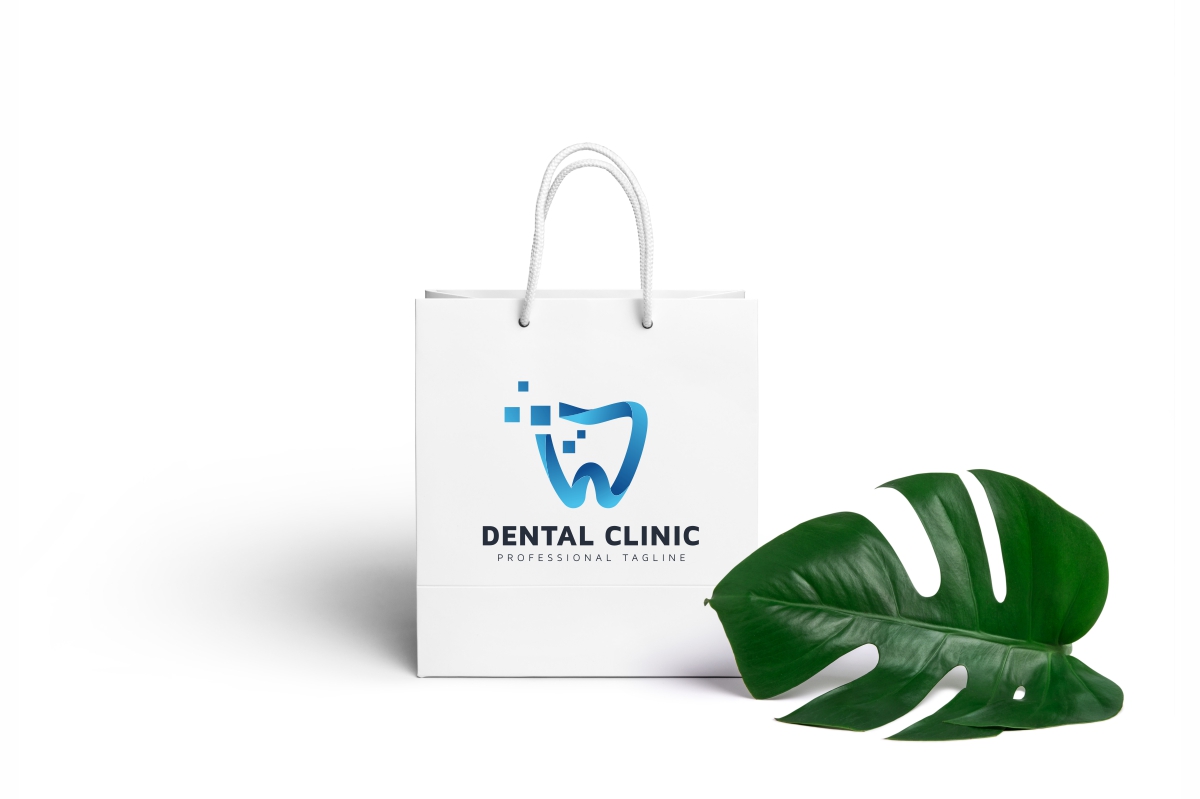 Download Шаблон логотипа "Dental Clinic Logo Template" / Dental Clinic Logo Template - Шаблон логотипа на тему графика caries child children clean clear clinic decay dental dentist dentistry doctor fresh futuristic branding geek identity kid medical orthodontist apple