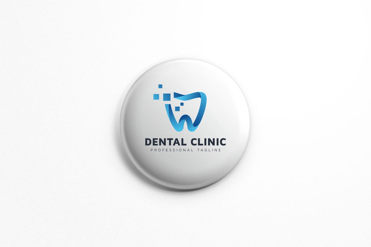 Download Шаблон логотипа "Dental Clinic Logo Template" / Dental Clinic Logo Template - Шаблон логотипа на тему графика caries child children clean clear clinic decay dental dentist dentistry doctor fresh futuristic branding geek identity kid medical orthodontist apple