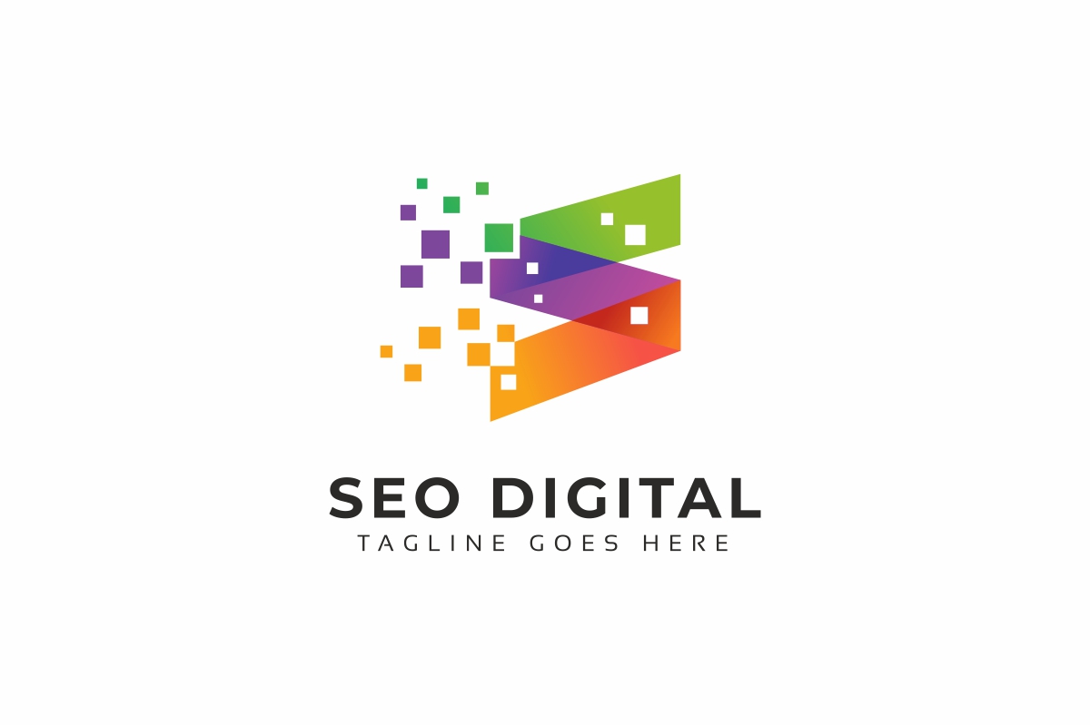 Download Шаблон логотипа "Seo Digital Logo Template" / Seo Digital Logo Template - Шаблон логотипа на тему графика 3d application art builder colorful connection data design digital entertainment geometric letter mobile modern online sharp studio techy bold code