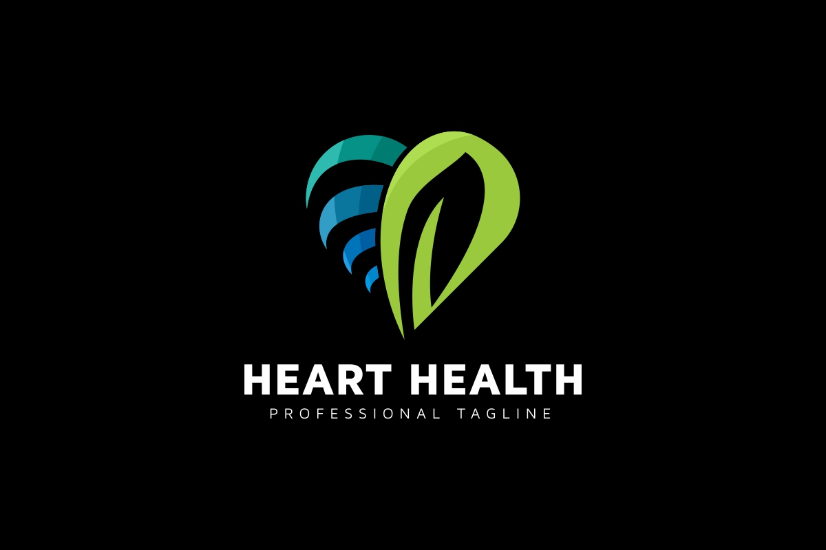 Download Шаблон логотипа "Heart Health Logo Template" / Heart Health Logo Template - Шаблон логотипа на тему графика app application brand branding charity clinic corporate hardware healt heart hearts hospital identity institute logo logotype media multimedia organization professional
