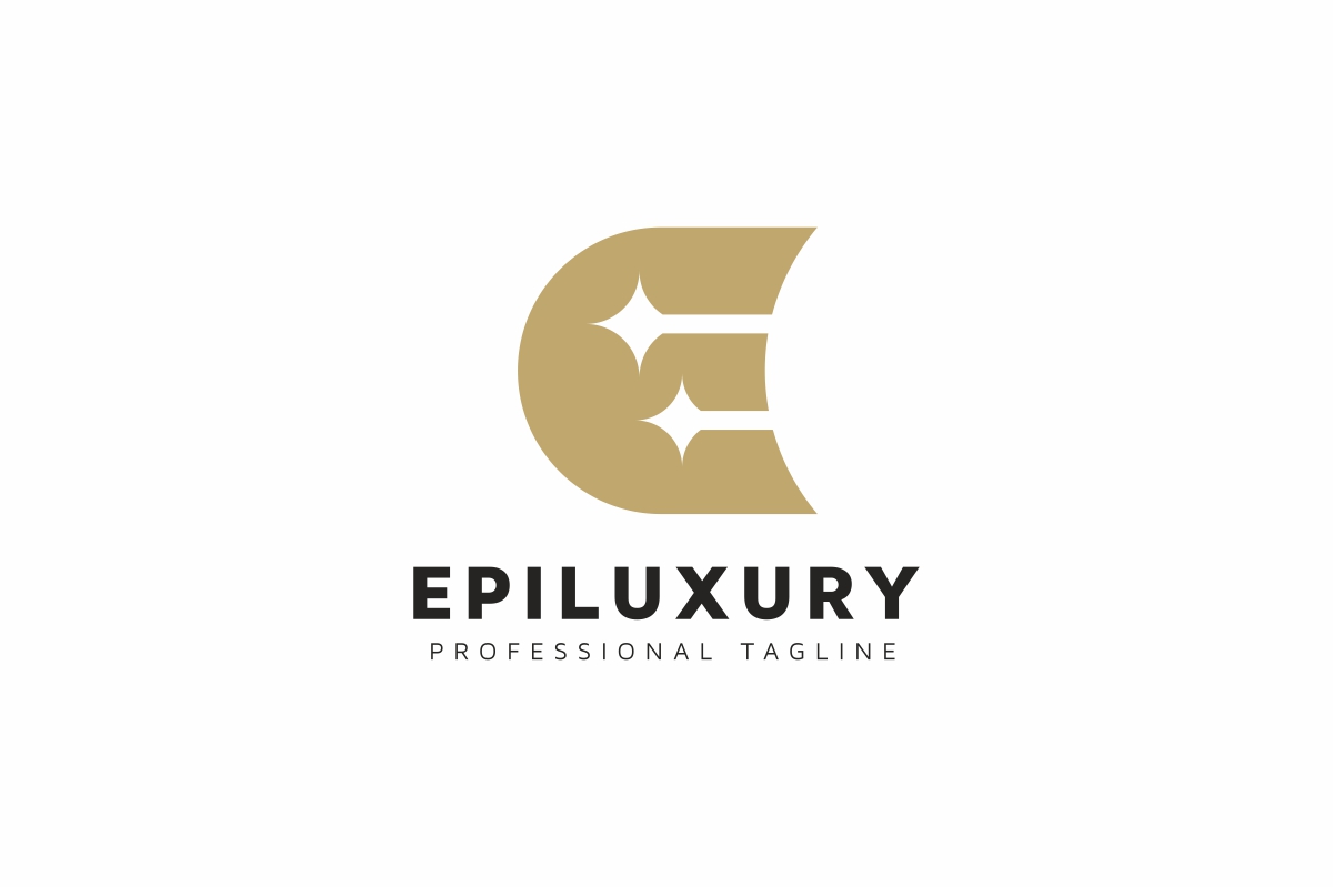 Download Шаблон логотипа "Epiluxury E Letter Logo Template" / Epiluxury E Letter Logo Template - Шаблон логотипа на тему графика clean clinic communication doctor empathy health logo medical simple template union e letter eletter