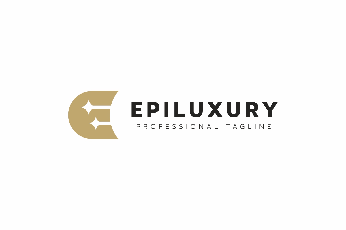 Download Шаблон логотипа "Epiluxury E Letter Logo Template" / Epiluxury E Letter Logo Template - Шаблон логотипа на тему графика clean clinic communication doctor empathy health logo medical simple template union e letter eletter
