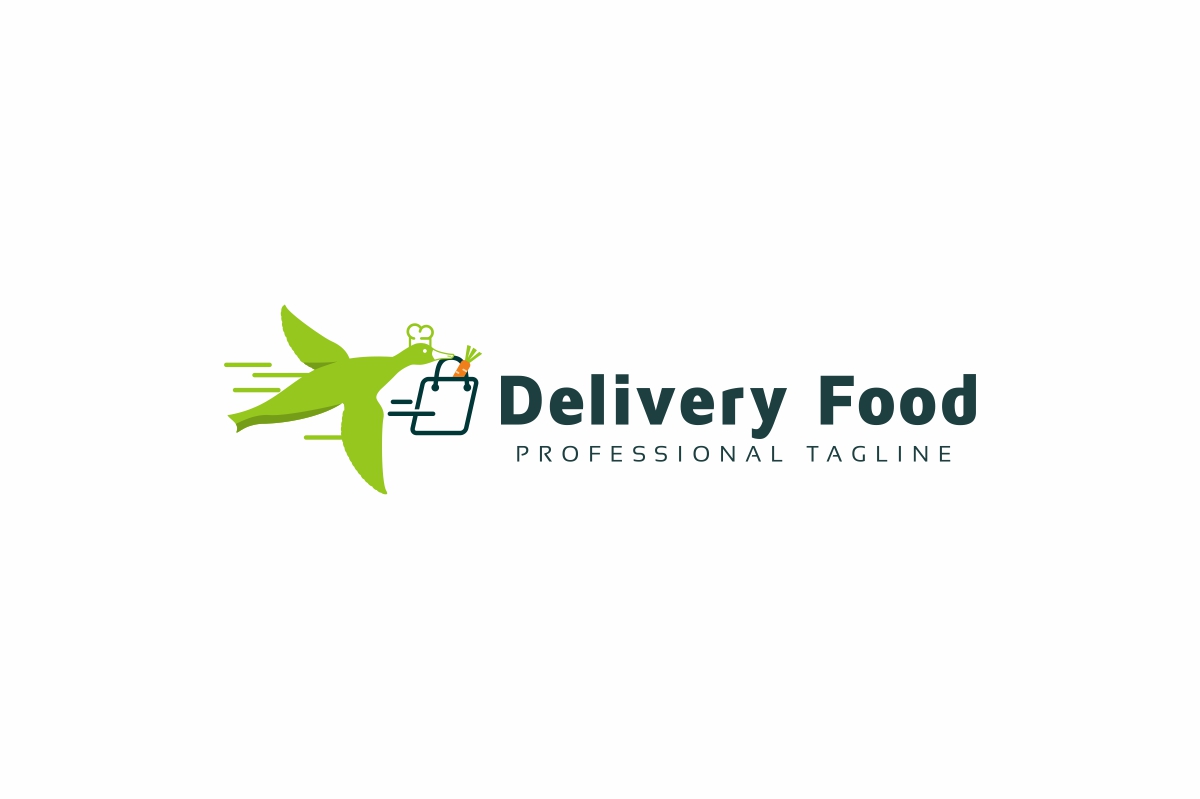Download Шаблон логотипа "Delivery Food Logo Template" / Delivery Food Logo Template - Шаблон логотипа на тему графика app application breakfast brunch cafe chef cook cuisine delivery diner dinner eat eating fast food gourmet online ordering restaurant