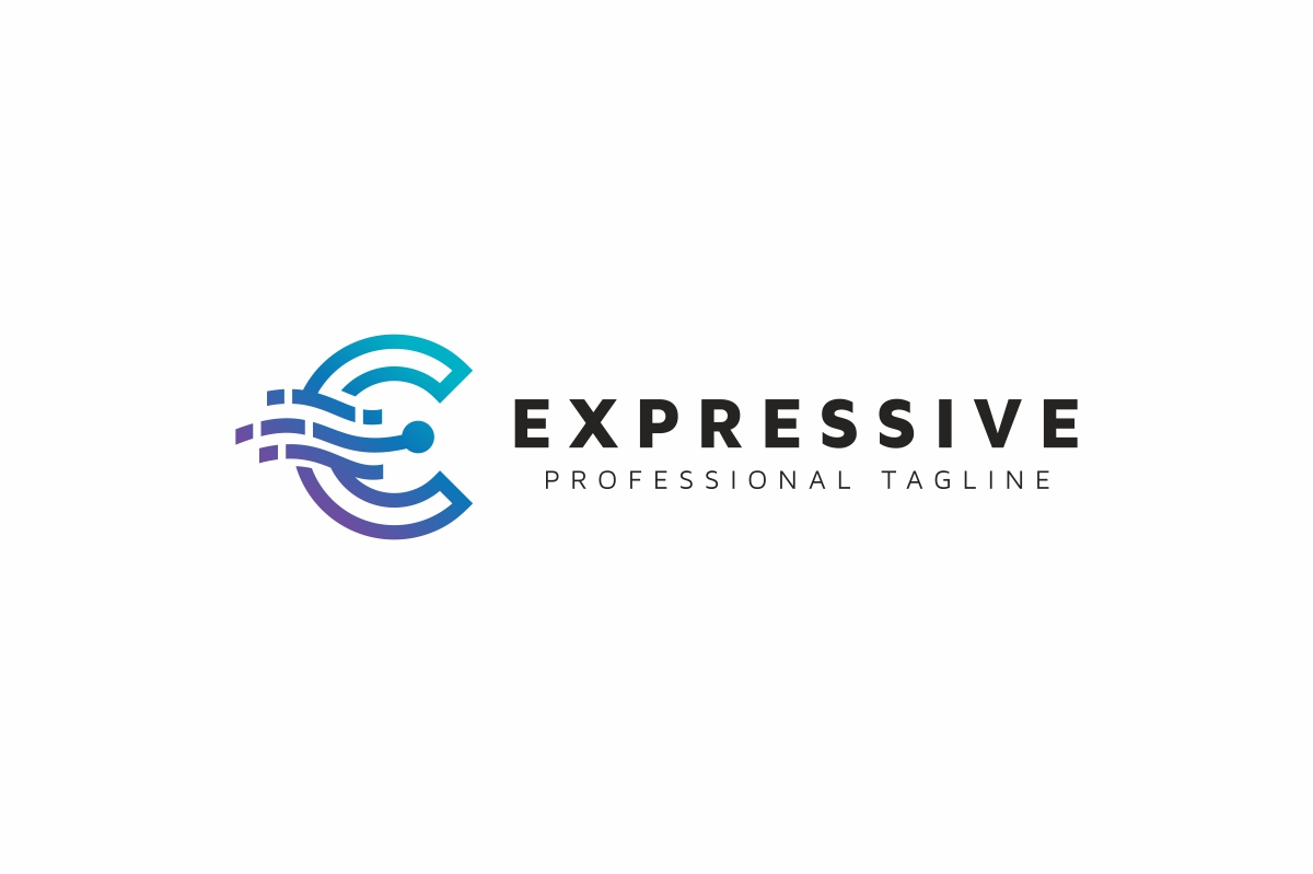 Download Шаблон логотипа "Expressive - E Letter Logo Template" / Expressive - E Letter Logo Template - Шаблон логотипа на тему графика abstract box brand branding business creativity cube cubic cubical design dimension e letter e logo ecommerce evolution expert expertise extreme