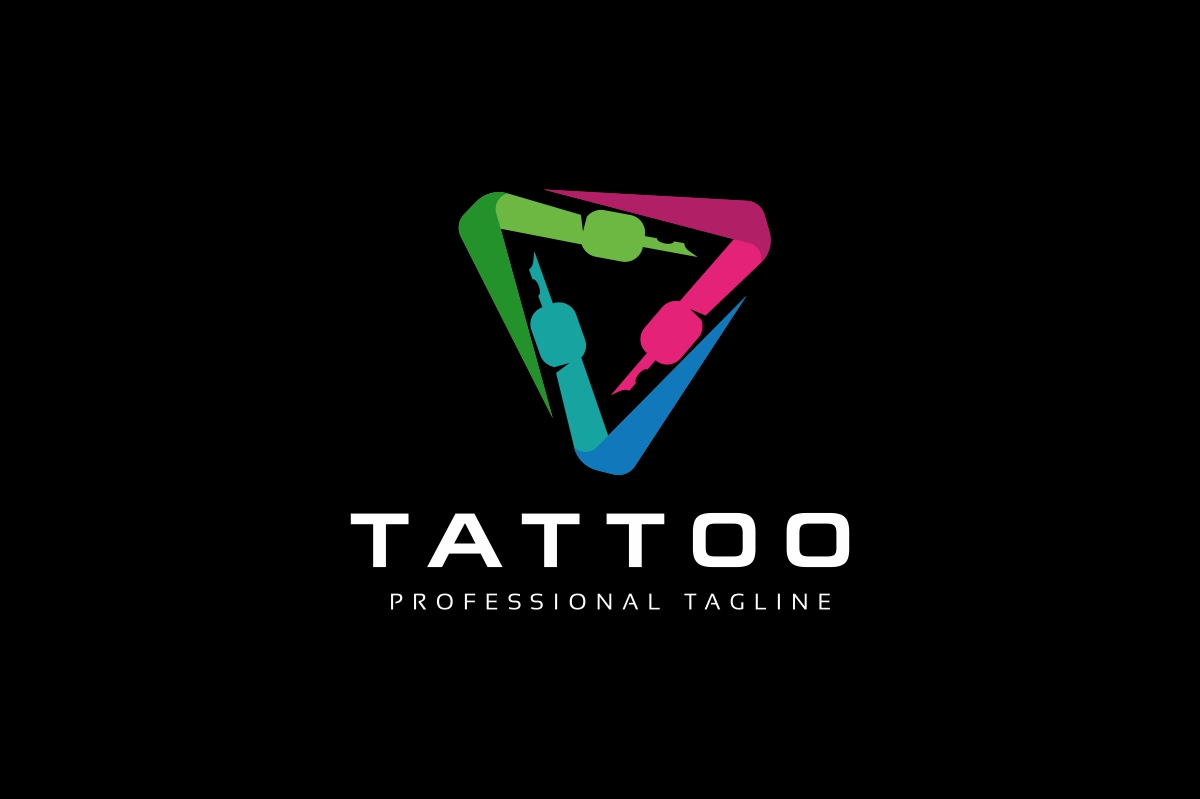 Download Шаблон логотипа "Tattoo Logo Template" / Tattoo Logo Template - Шаблон логотипа на тему графика business logo company creative design template logotype premium print ready professional red simple style swastika symbol tattoo shop web