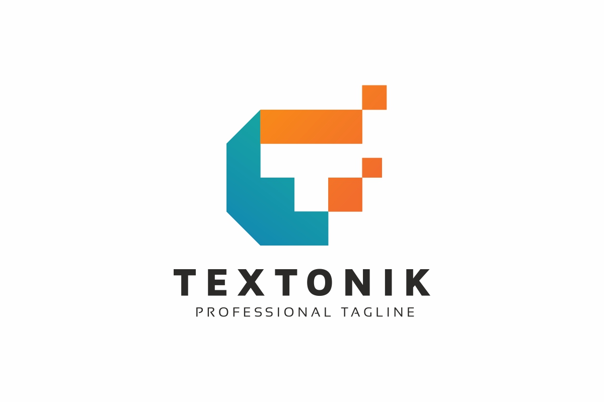 Download Шаблон логотипа "Textonik T Letter Logo Template" / Textonik T Letter Logo Template - Шаблон логотипа на тему графика architect company logo consulting corporate branding customizable fashion finance insurance interior law lawyer line media monogram multimedia business multipurpose office