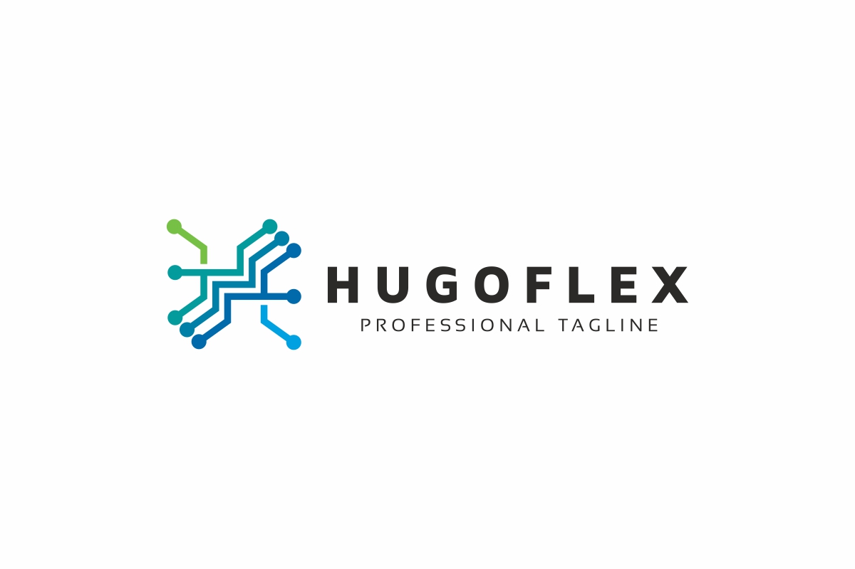 Download Шаблон логотипа "Hugoflex H Letter Logo Template" / Hugoflex H Letter Logo Template - Шаблон логотипа на тему графика bold business clean construction crisp h letter h logo hotel initial insurance iron logotype metal modern professional real estate rounded
