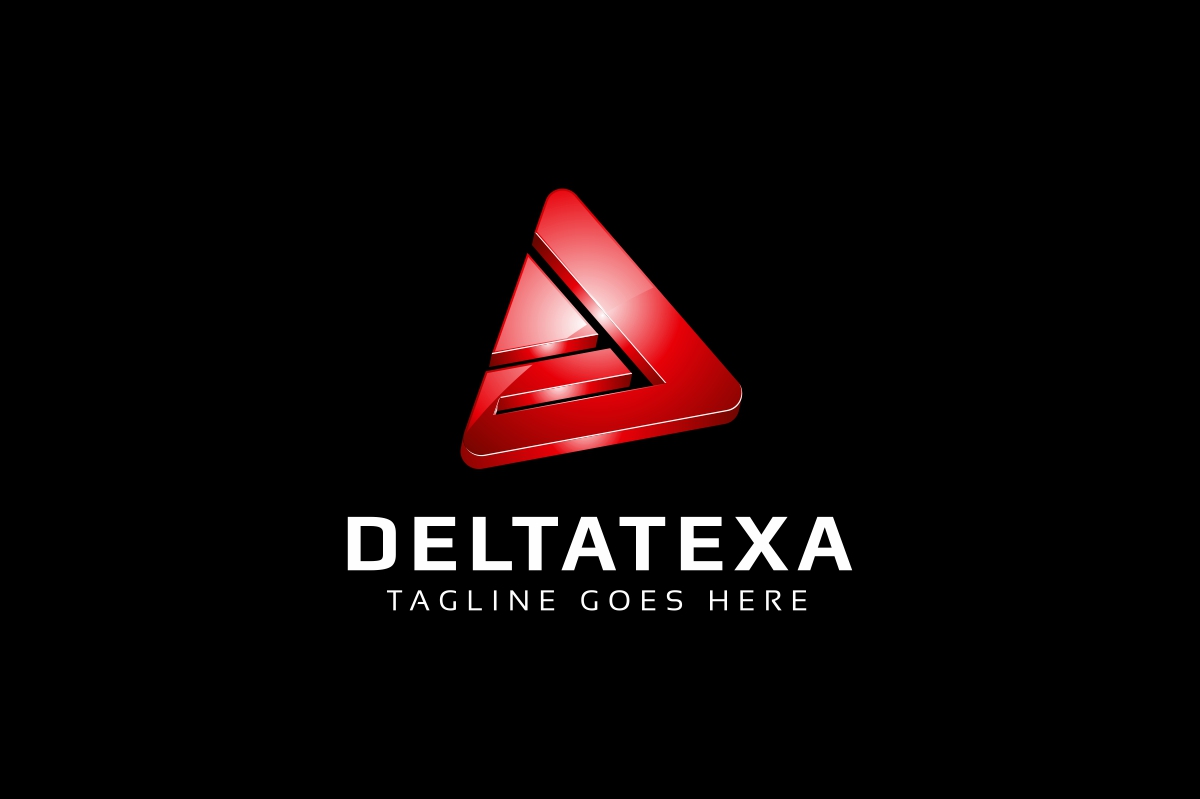 Download Шаблон логотипа "Delta D Letter Logo Template" / Delta D Letter Logo Template - Шаблон логотипа на тему графика 3d business computing creative d data delta design development digital icon letter media modern network octagon online professional shadow shape