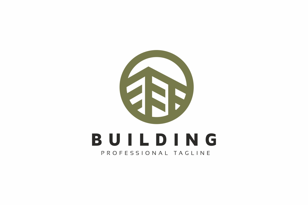 Download Шаблон логотипа "Building Logo Template" / Building Logo Template - Шаблон логотипа на тему графика art artist blue box branding build building city city logo color build logo commercial cube house media megalopolis modern multicolor