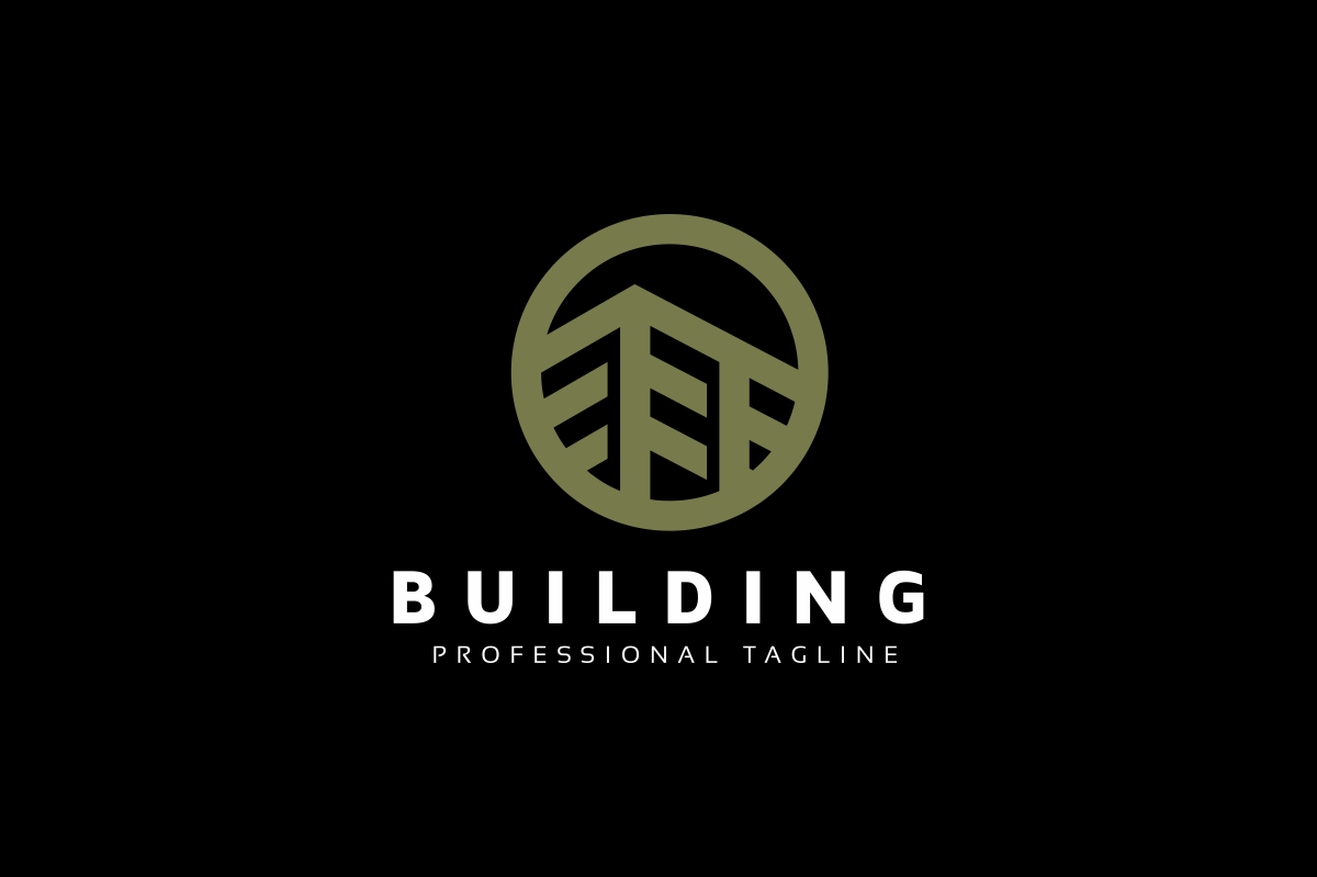Download Шаблон логотипа "Building Logo Template" / Building Logo Template - Шаблон логотипа на тему графика art artist blue box branding build building city city logo color build logo commercial cube house media megalopolis modern multicolor