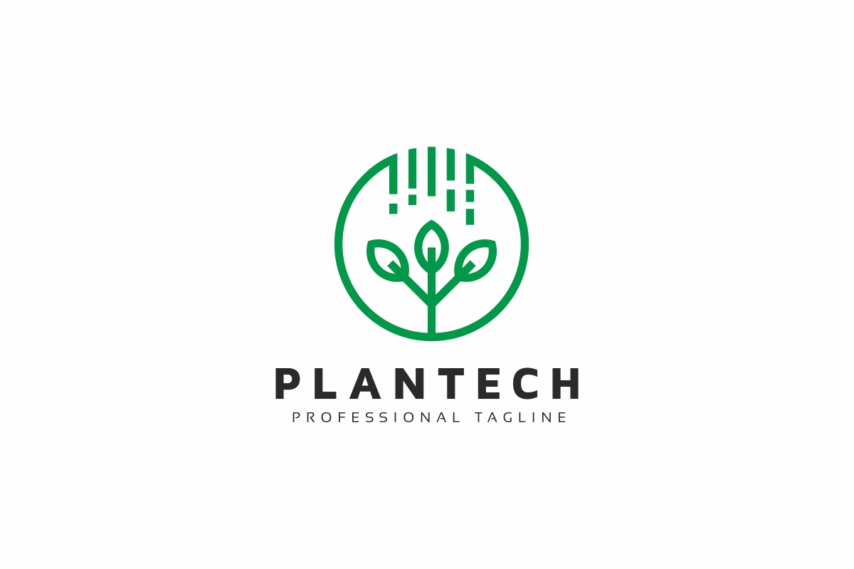 Download Шаблон логотипа "Plant Logo Template" / Plant Logo Template - Шаблон логотипа на тему графика agriculture,bio,brand,branding,garden,green,healthy,herb,leaf,logo,medical,natural,nature,organic,plant,seed