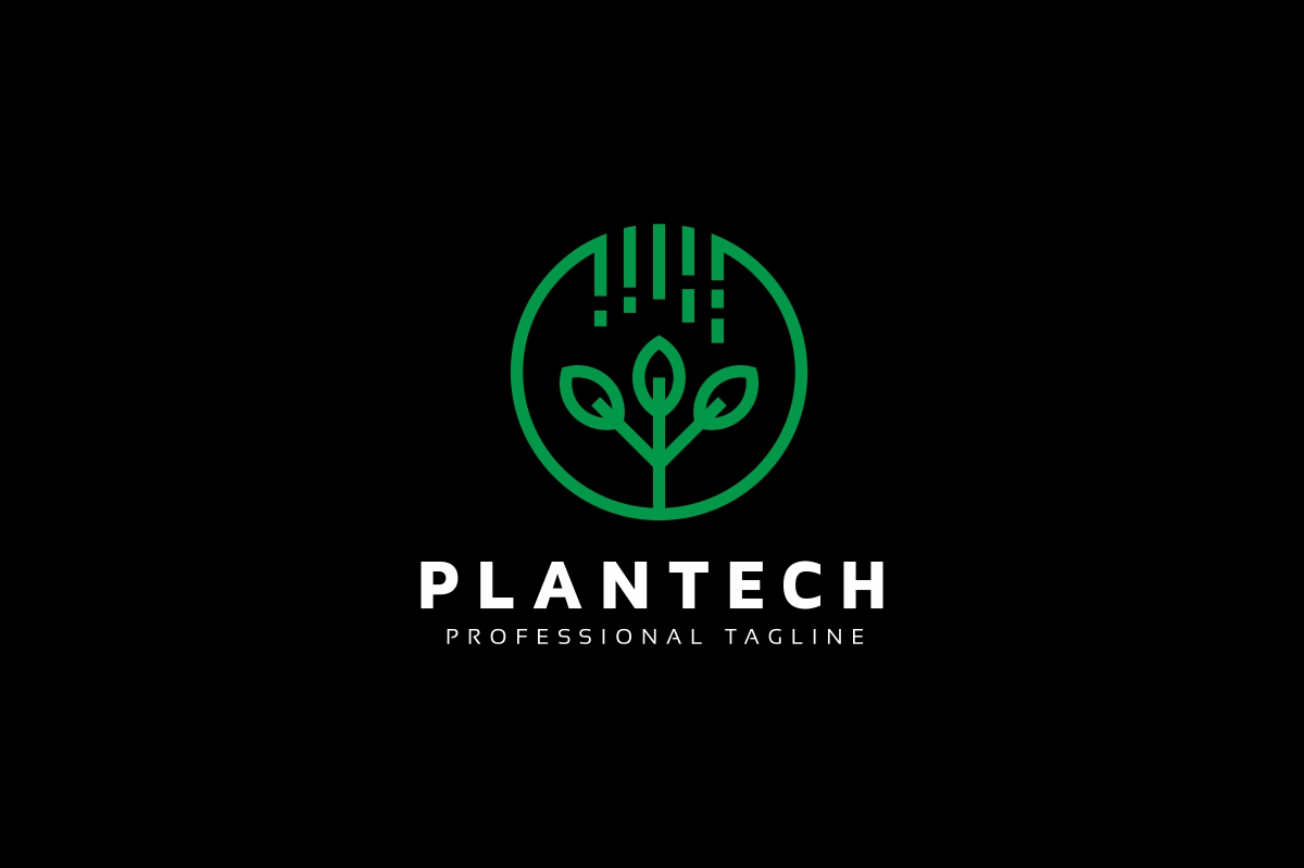 Download Шаблон логотипа "Plant Logo Template" / Plant Logo Template - Шаблон логотипа на тему графика agriculture,bio,brand,branding,garden,green,healthy,herb,leaf,logo,medical,natural,nature,organic,plant,seed