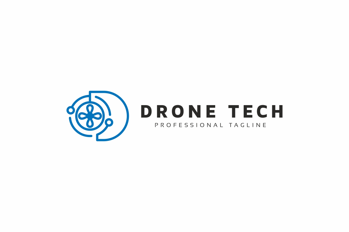 Download Шаблон логотипа "Drone Tech D Letter Logo Template" / Drone Tech D Letter Logo Template - Шаблон логотипа на тему графика aero,agency,airplane,bird,cam,camera,control,copter,digital,distance,drone,eye,film,fly,frame,helicopter,media,modern,photo,quadcopter