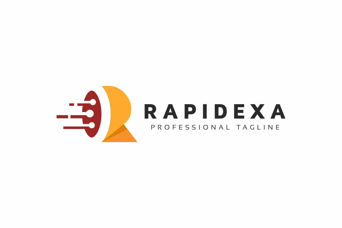 Download Шаблон логотипа "Rapidexa R Letter Logo Template" / Rapidexa R Letter Logo Template - Шаблон логотипа на тему графика agency,app,brand,identity,branding,colorful,corporate,cube,design,digital,digital,logo,internet,letter,media,modern,multi,color,photography,r
