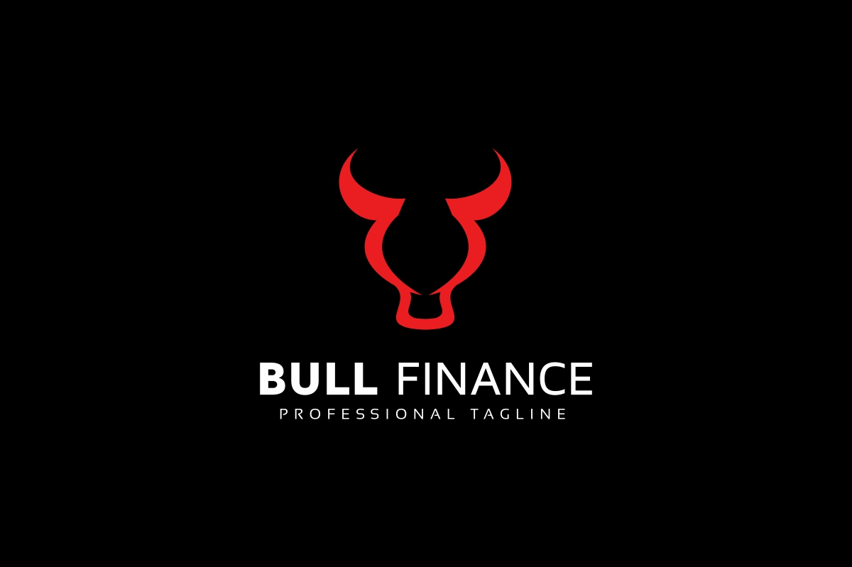 Download Шаблон логотипа "Bull Logo Template" / Bull Logo Template - Шаблон логотипа на тему графика buffalo,bull,head,logo,mark,business,charge,company,consult,dynamic,energy,exchange,finance,financial,forex,horn,huge,large,market,men
