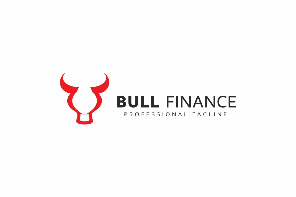 Download Шаблон логотипа "Bull Logo Template" / Bull Logo Template - Шаблон логотипа на тему графика buffalo,bull,head,logo,mark,business,charge,company,consult,dynamic,energy,exchange,finance,financial,forex,horn,huge,large,market,men