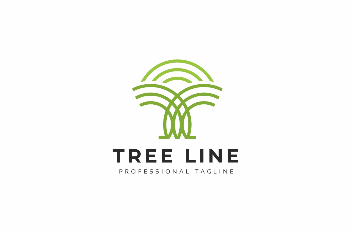 Download Шаблон логотипа "Tree Line Logo Template" / Tree Line Logo Template - Шаблон логотипа на тему графика agency,building,business,city,company,consulting,cube,eco,environment,estate,firm,fresh,green,home,house,group,housing,leaf,line,locality
