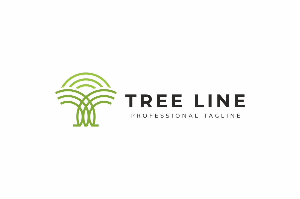 Download Шаблон логотипа "Tree Line Logo Template" / Tree Line Logo Template - Шаблон логотипа на тему графика agency,building,business,city,company,consulting,cube,eco,environment,estate,firm,fresh,green,home,house,group,housing,leaf,line,locality
