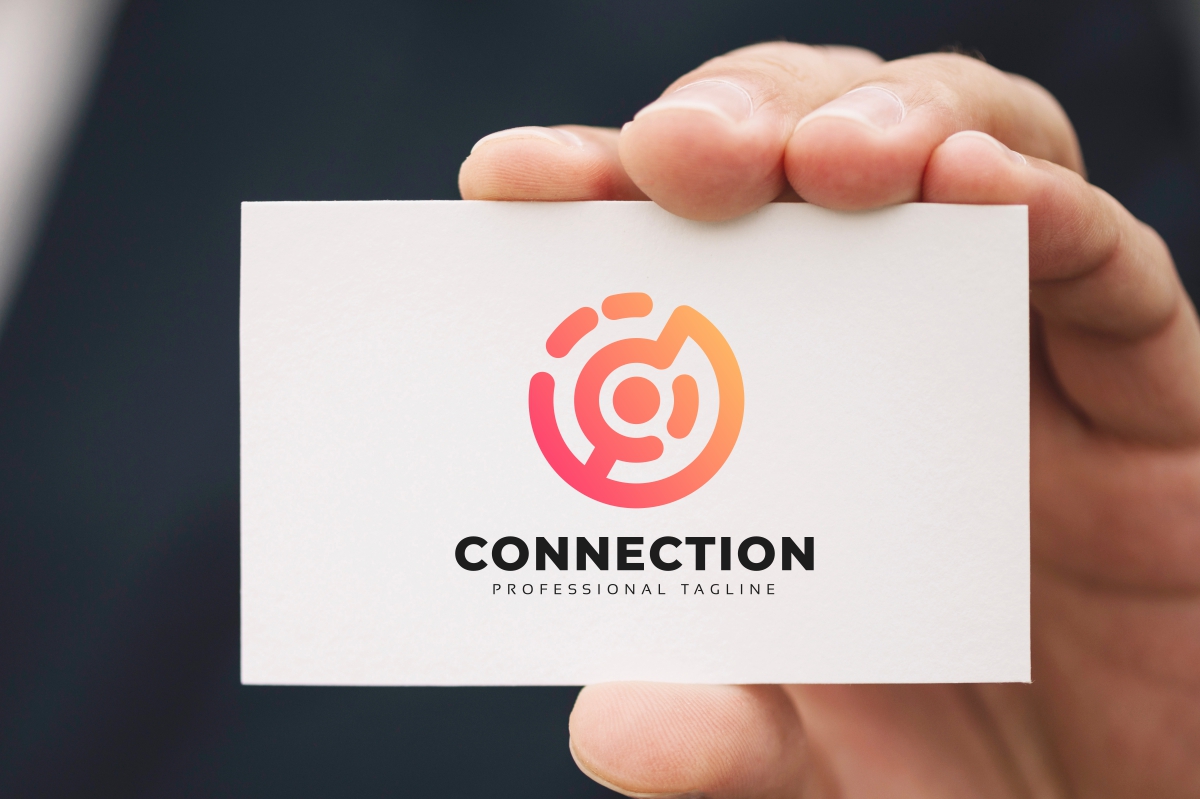 Download Шаблон логотипа "Connection Logo Template" / Connection Logo Template - Шаблон логотипа на тему графика app,bold,c,clean,communication,connect,connection,development,digital,flat,global,information,internet,it,modern,network,pixel,service,services,simple