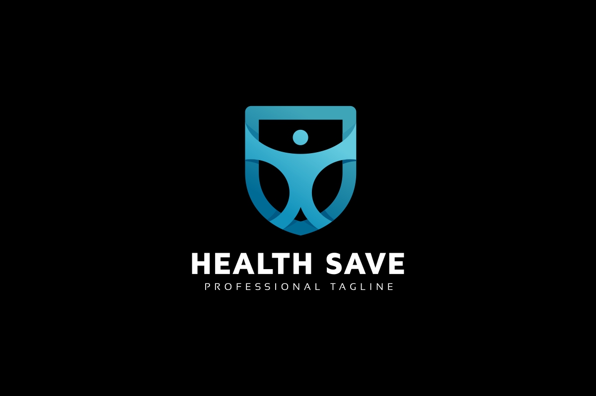 Download Шаблон логотипа "Health Save Logo Template" / Health Save Logo Template - Шаблон логотипа на тему графика body,care,cure,drug,fit,fresh,health,healthy,human,keep,medical,medication,medicine,modern,save,simple,symbol,treatment