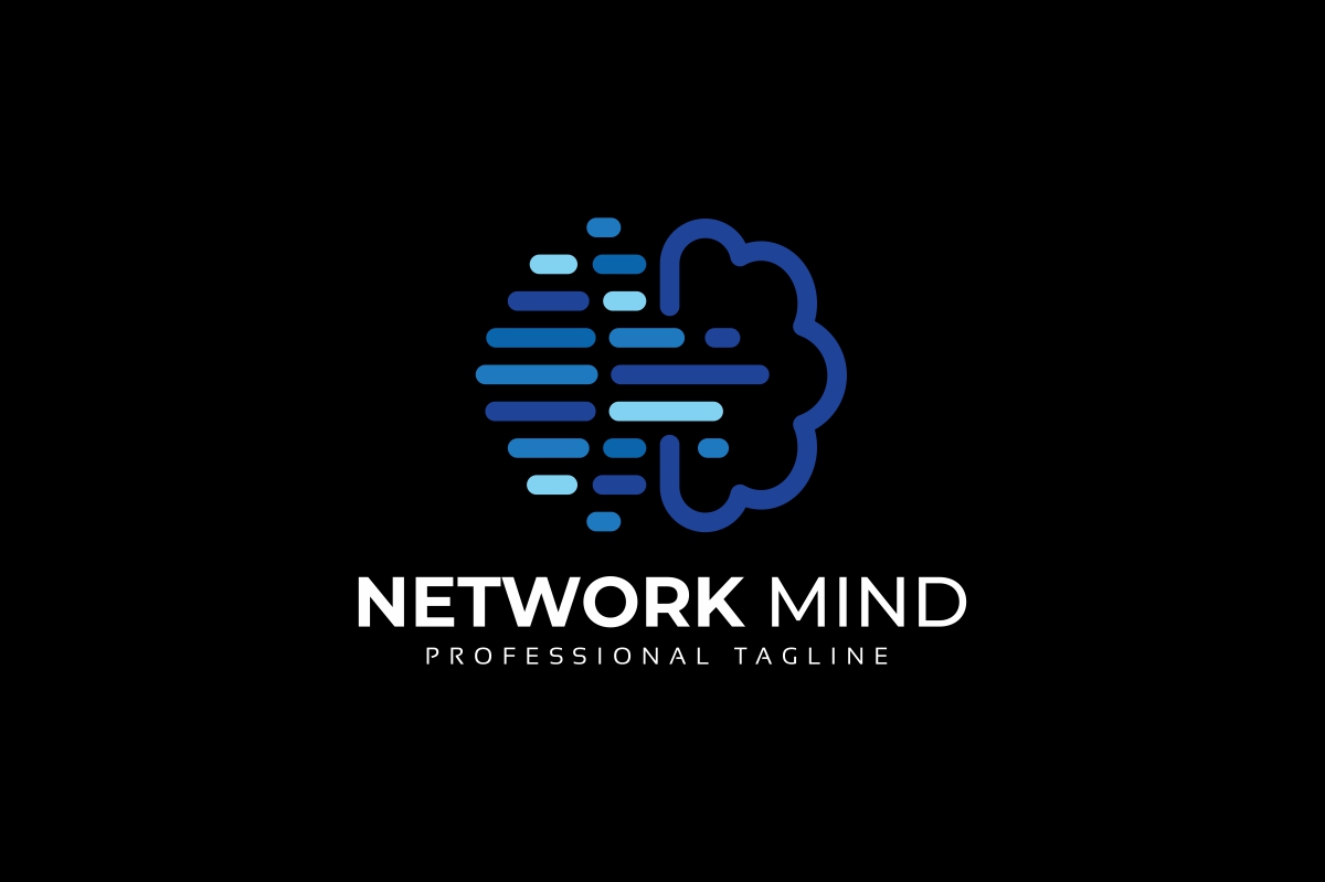 Download Шаблон логотипа "Network Mind Logo Template" / Network Mind Logo Template - Шаблон логотипа на тему графика abstract,face,app,artificial,brain,brainstorm,consultant,creative,creativity,digital,human,futuristic,head,system,identity,imaginative,intelligence,interactive,profile,internet