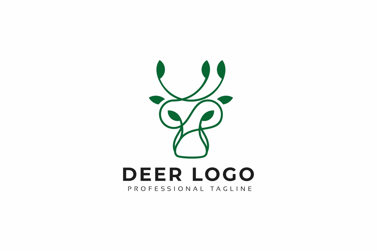 Download Шаблон логотипа "Deer Logo Template" / Deer Logo Template - Шаблон логотипа на тему графика abstract,deer,adventure,beautiful,boutique,clothing,cosmetics,head,elegant,exclusive,fashion,forest,hunt,hunter,hunting,luxury,modern,nature,outdoor,wildlife