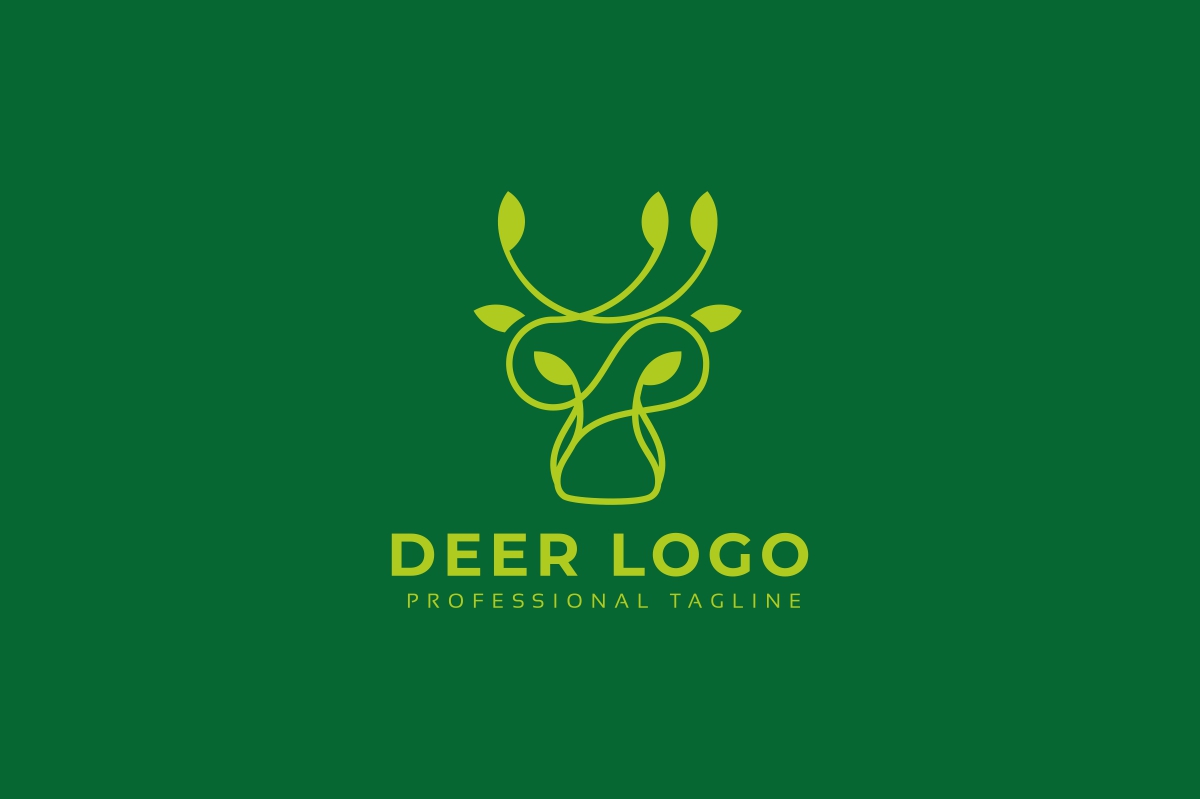 Download Шаблон логотипа "Deer Logo Template" / Deer Logo Template - Шаблон логотипа на тему графика abstract,deer,adventure,beautiful,boutique,clothing,cosmetics,head,elegant,exclusive,fashion,forest,hunt,hunter,hunting,luxury,modern,nature,outdoor,wildlife