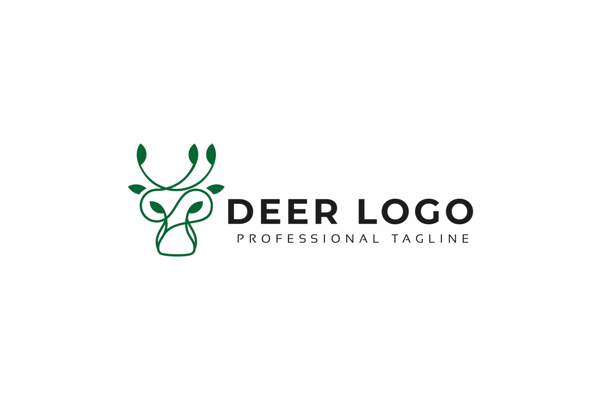 Download Шаблон логотипа "Deer Logo Template" / Deer Logo Template - Шаблон логотипа на тему графика abstract,deer,adventure,beautiful,boutique,clothing,cosmetics,head,elegant,exclusive,fashion,forest,hunt,hunter,hunting,luxury,modern,nature,outdoor,wildlife