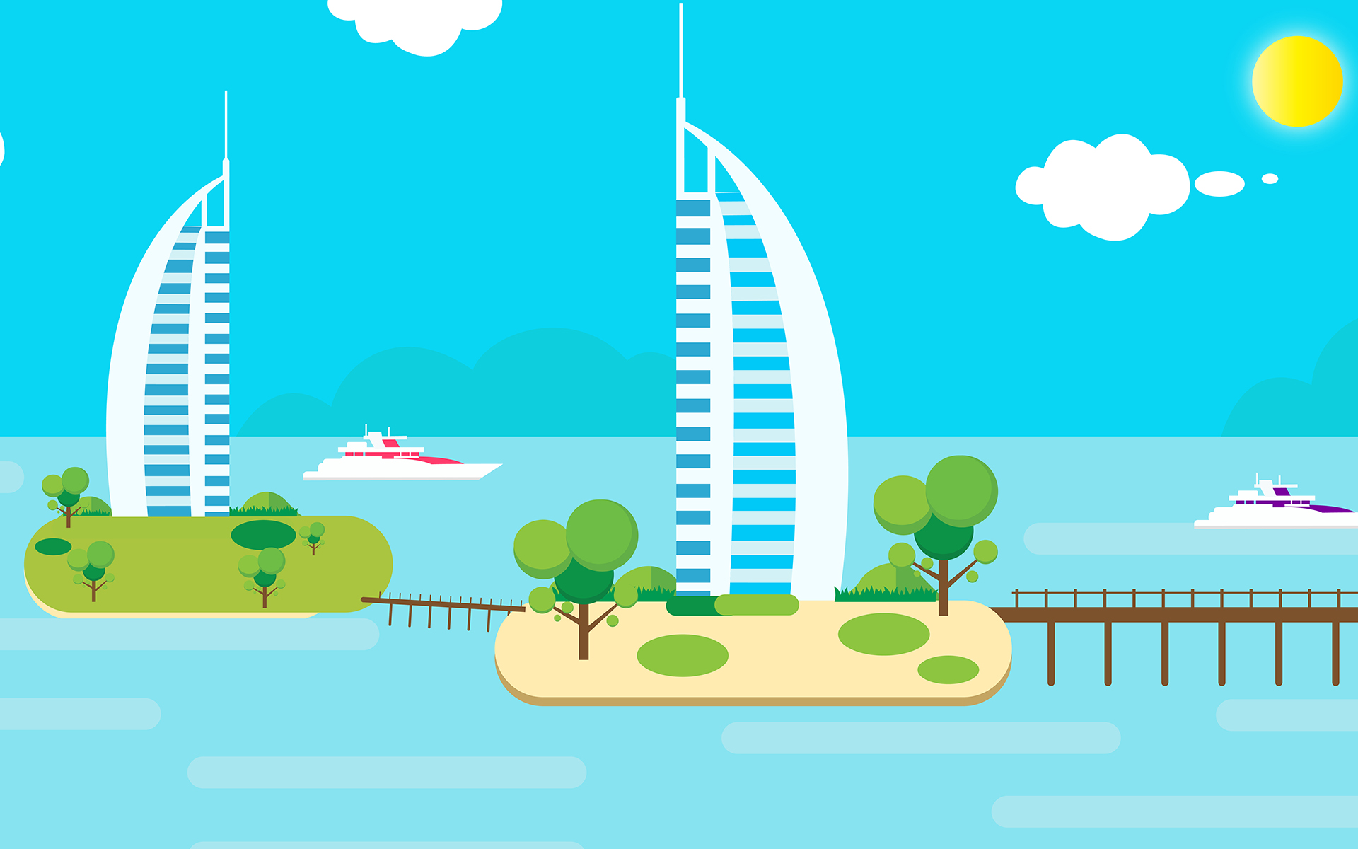 Download Бандл векторных иллюстраций для дизайна / Vector flat design - Illustration - Иллюстрация на тему графика design illustration green energy solar pack flat design illustration graphic beautiful power natural blue forest beach house city tree