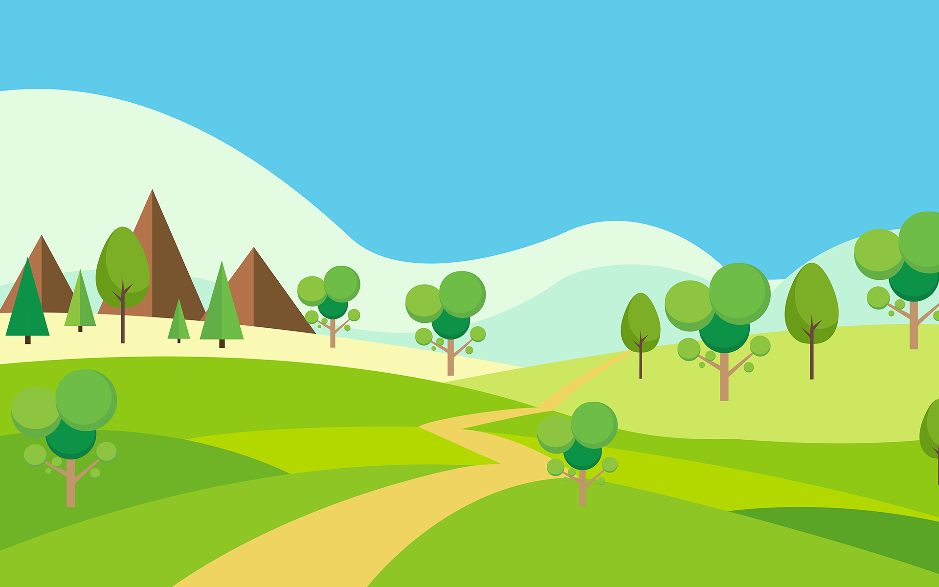 Download Бандл векторных иллюстраций для дизайна / Vector flat design - Illustration - Иллюстрация на тему графика design illustration green energy solar pack flat design illustration graphic beautiful power natural blue forest beach house city tree