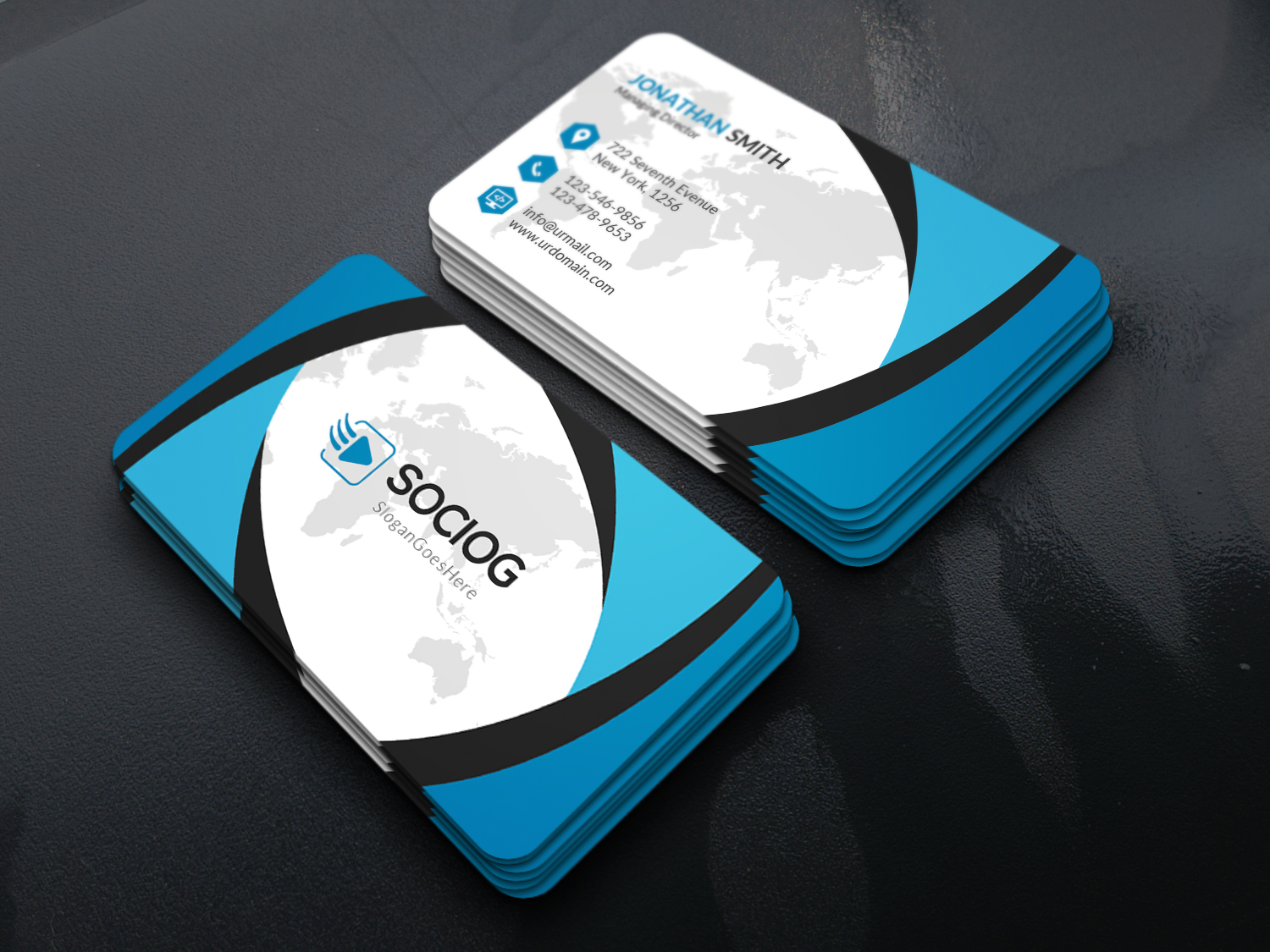 Download Фирменный стиль "Corporate Business Card Template - Corporate Identity Template" / Corporate Business Card Template - Corporate Identity Template - Фирменный стиль на тему графика corporate business card creative designer flyer graphic green official pack package print professional simple standard web white