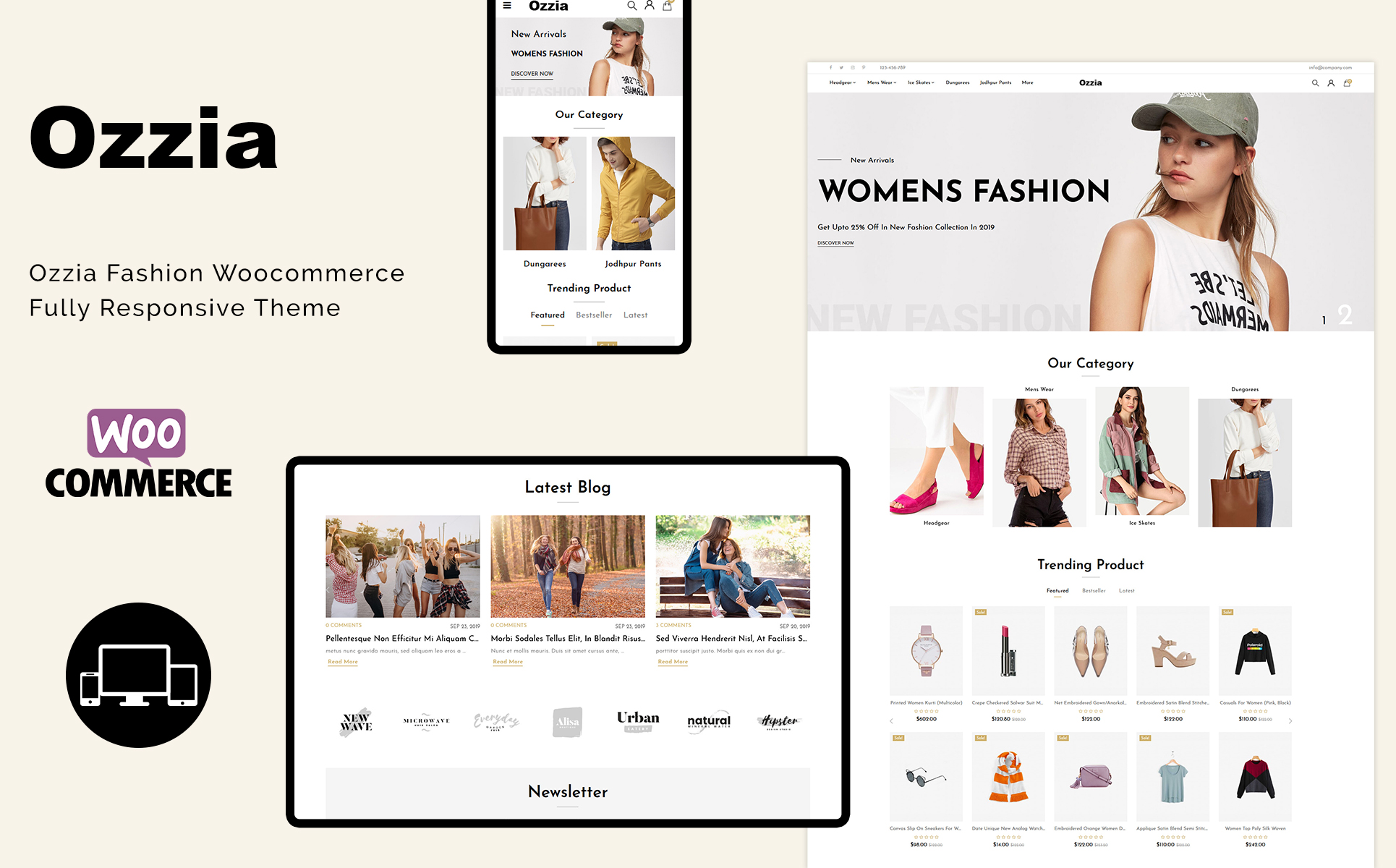Ozzia - Fashion Premium WooCommerce Theme