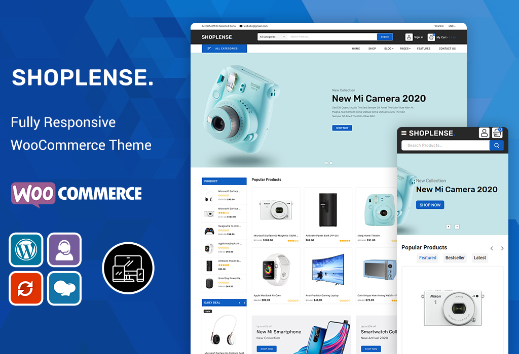 Shoplense - Electronics Premium WooCommerce Theme