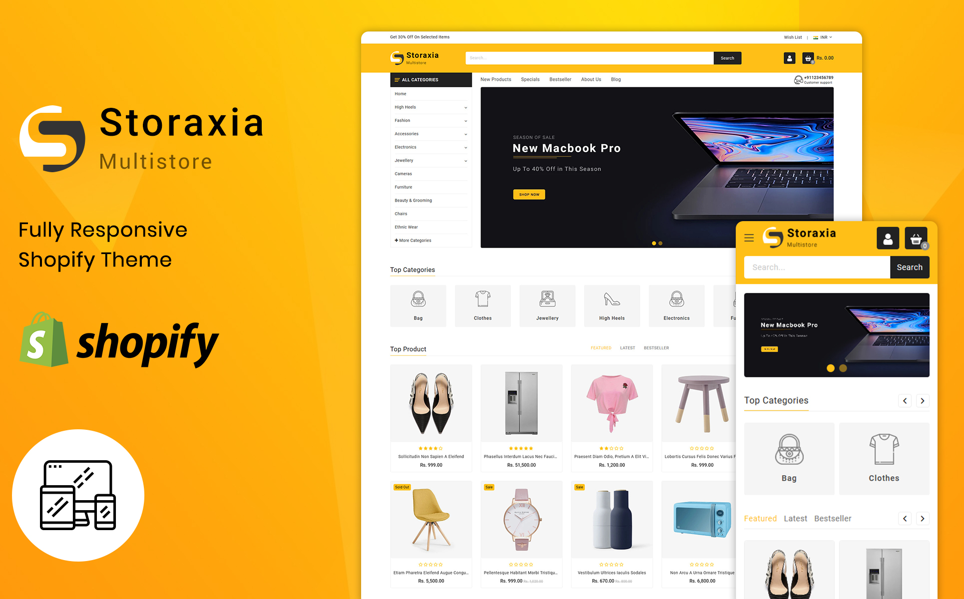 Storaxia - Multipurpose Shopify Theme