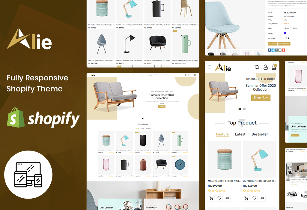 Alie - Best Furniture Shopify Theme