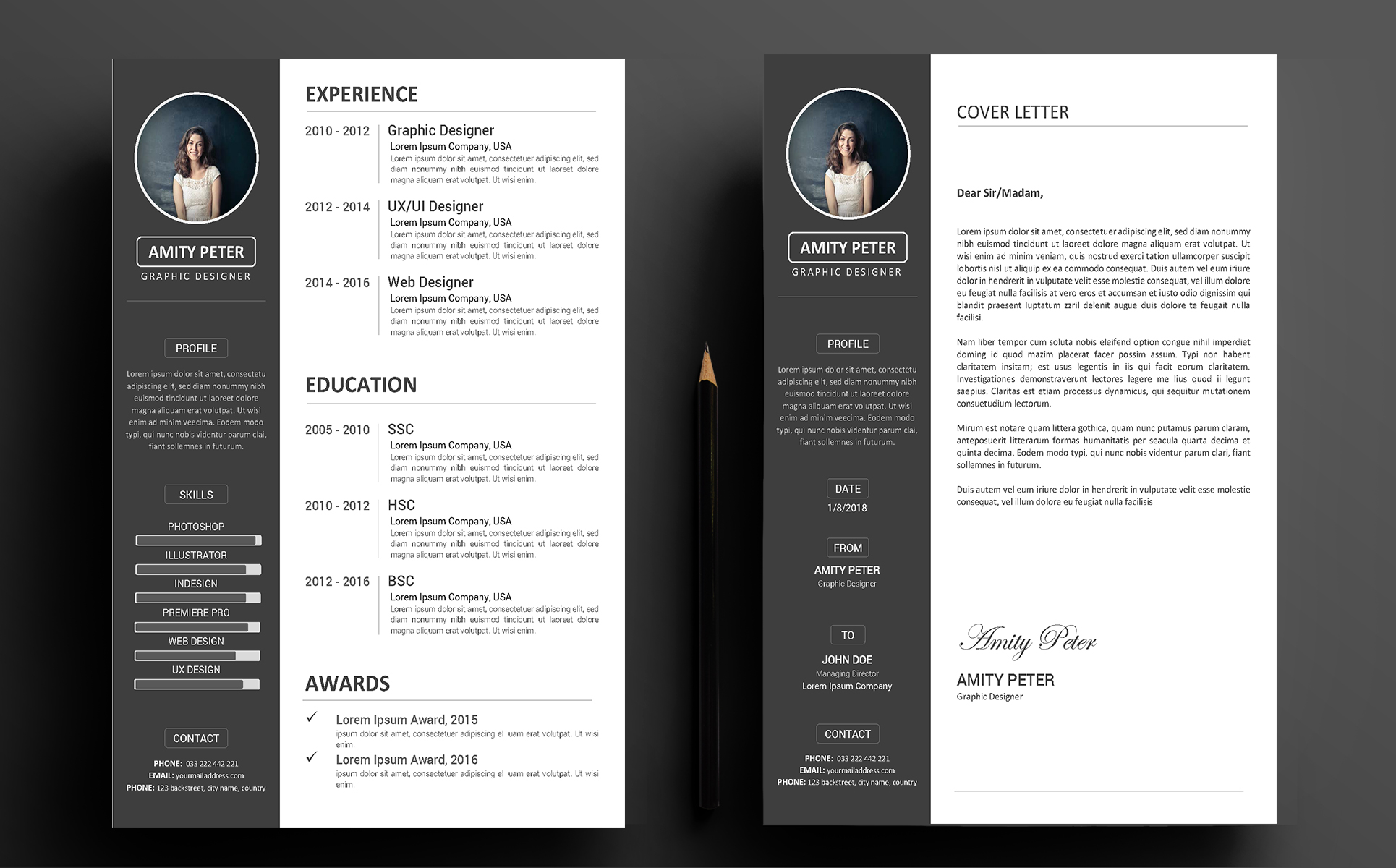 Download Резюме "Amity Peter - CV Resume Template" / Amity Peter ...