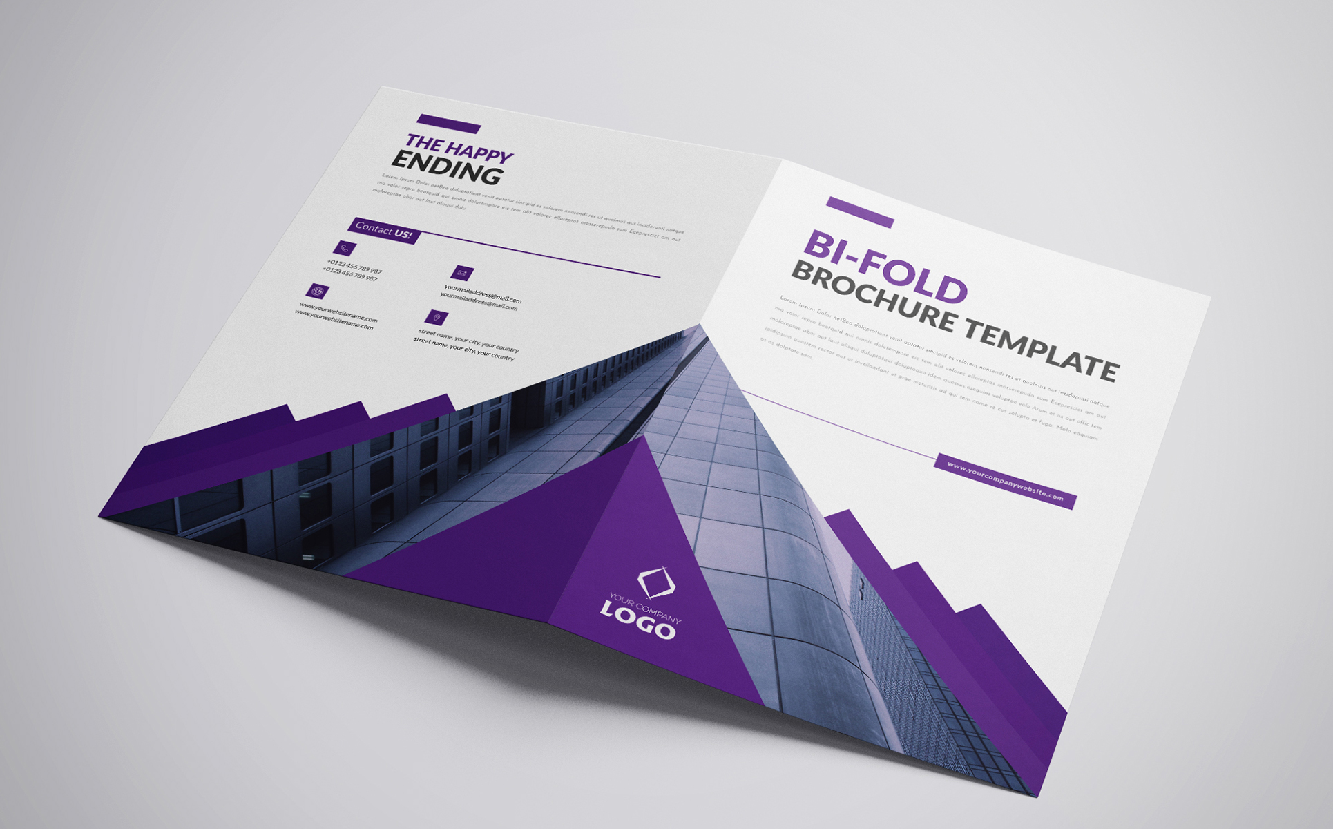 Download Фирменный стиль "Bi-Fold Brochure - Corporate Identity Template" / Bi-Fold Brochure - Corporate Identity Template - Фирменный стиль на тему графика a4 agency bi-fold branding brief brochure design business plan proposal clean corporate creative generous identity informational light indesign indd idml